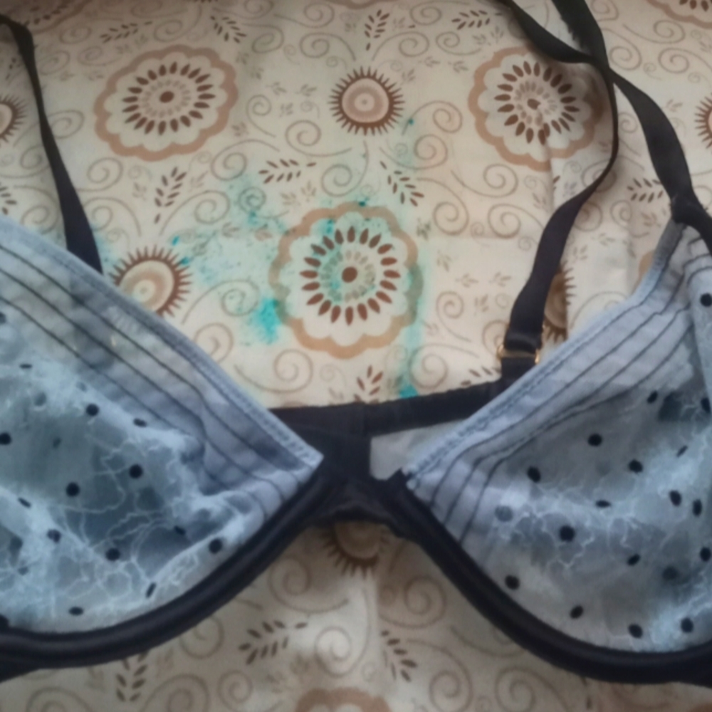 Victoria Secret Mint Polka dot bra
